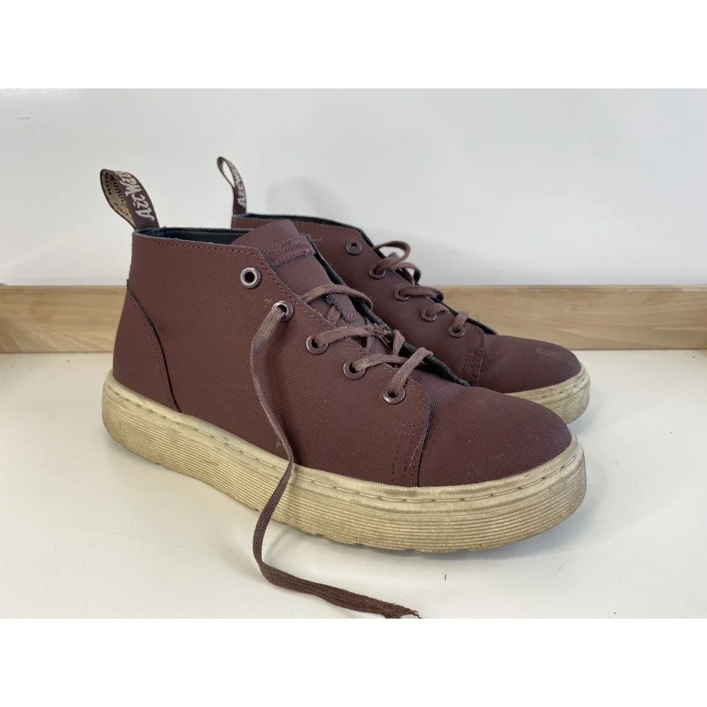 Dr Doc Martens Leather Chukka Boots Baynes Ajax Oxblood Shoes / US 8 EU 39‎